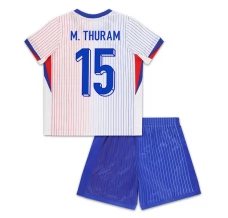Maillot de Foot Euro 2024 France M.Thuram 15 Enfant Tenue Extérieur