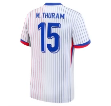 Maillot de Foot Euro 2024 France M.Thuram 15 Tenue Extérieur