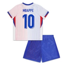 Maillot de Foot Euro 2024 France Mbappé 10 Enfant Tenue Extérieur