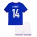 Maillot de Foot Euro 2024 France Rabiot 14 Enfant Tenue Domicile