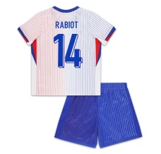 Maillot de Foot Euro 2024 France Rabiot 14 Enfant Tenue Extérieur