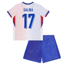 Maillot de Foot Euro 2024 France Saliba 17 Enfant Tenue Extérieur