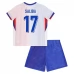 Maillot de Foot Euro 2024 France Saliba 17 Enfant Tenue Extérieur