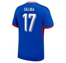 Maillot de Foot Euro 2024 France Saliba 17 Tenue Domicile