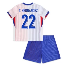 Maillot de Foot Euro 2024 France T.Hernandez 22 Enfant Tenue Extérieur