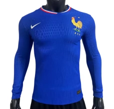 Maillot de Foot Euro 2024 France Tenue Domicile Manche Longue