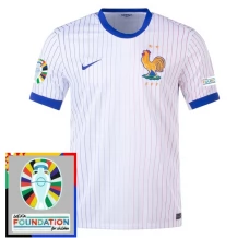 Maillot de Foot Euro 2024 France Tenue Extérieur Patch