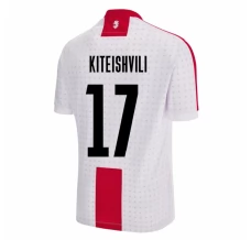 Maillot de Foot Euro 2024 Géorgie Kiteishvili 17 Tenue Domicile