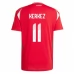 Maillot de Foot Euro 2024 Hongrie Kerkez 11 Tenue Domicile