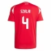 Maillot de Foot Euro 2024 Hongrie Szalai 4 Tenue Domicile