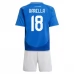Maillot de Foot Euro 2024 Italie Barella 18 Enfant Tenue Domicile