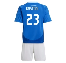 Maillot de Foot Euro 2024 Italie Bastoni 23 Enfant Tenue Domicile