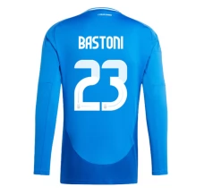 Maillot de Foot Euro 2024 Italie Bastoni 23 Tenue Domicile Manche Longue