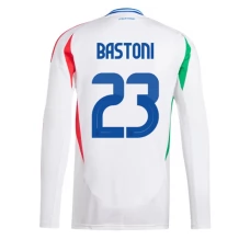Maillot de Foot Euro 2024 Italie Bastoni 23 Tenue Extérieur Manche Longue