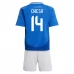 Maillot de Foot Euro 2024 Italie Chiesa 14 Enfant Tenue Domicile