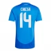 Maillot de Foot Euro 2024 Italie Chiesa 14 Tenue Domicile