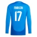 Maillot de Foot Euro 2024 Italie Mancini 17 Tenue Domicile Manche Longue Maillot de Foot Euro 2024 Italie Mancini 17 Tenue Domicile Manche Longue