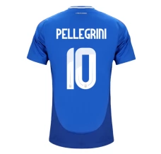 Maillot de Foot Euro 2024 Italie Pellegrini 10 Tenue Domicile