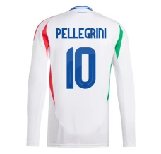 Maillot de Foot Euro 2024 Italie Pellegrini 10 Tenue Extérieur Manche Longue Maillot de Foot Euro 2024 Italie Pellegrini 10 Tenue Extérieur Manche Longue