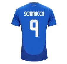Maillot de Foot Euro 2024 Italie Scamacca 9 Tenue Domicile