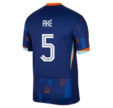 Maillot de Foot Euro 2024 Pays-Bas Aké 5 Tenue Extérieur