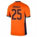 Maillot de Foot Euro 2024 Pays-Bas Bergwijn 25 Tenue Domicile