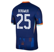 Maillot de Foot Euro 2024 Pays-Bas Bergwijn 25 Tenue Extérieur