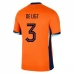 Maillot de Foot Euro 2024 Pays-Bas De Ligt 3 Tenue Domicile