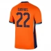 Maillot de Foot Euro 2024 Pays-Bas Dumfries 22 Tenue Domicile
