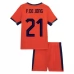 Maillot de Foot Euro 2024 Pays-Bas F.De Jong 21 Enfant Tenue Domicile