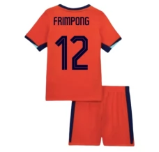 Maillot de Foot Euro 2024 Pays-Bas Frimpong 12 Enfant Tenue Domicile