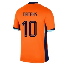 Maillot de Foot Euro 2024 Pays-Bas Memphis 10 Tenue Domicile