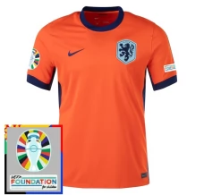 Maillot de Foot Euro 2024 Pays-Bas Tenue Domicile Patch