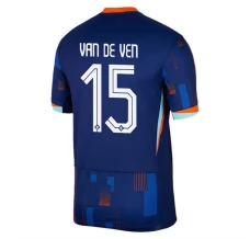 Maillot de Foot Euro 2024 Pays-Bas Van de Ven 15 Tenue Extérieur