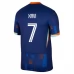 Maillot de Foot Euro 2024 Pays-Bas Xavi 7 Tenue Extérieur