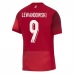 Maillot de Foot Euro 2024 Pologne Lewandowski 9 Tenue Extérieur