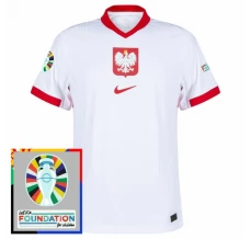 Maillot de Foot Euro 2024 Pologne Tenue Domicile Patch