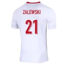 Maillot de Foot Euro 2024 Pologne Zalewski 21 Tenue Domicile