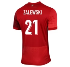 Maillot de Foot Euro 2024 Pologne Zalewski 21 Tenue Extérieur