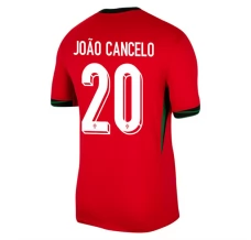 Maillot de Foot Euro 2024 Portugal Joao Cancelo 20 Tenue Domicile