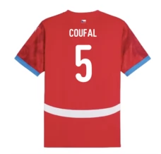 Maillot de Foot Euro 2024 République Tchèque Coufal 5 Tenue Domicile