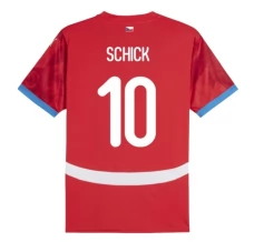 Maillot de Foot Euro 2024 République Tchèque Schick 10 Tenue Domicile