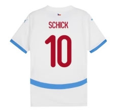 Maillot de Foot Euro 2024 République Tchèque Schick 10 Tenue Extérieur