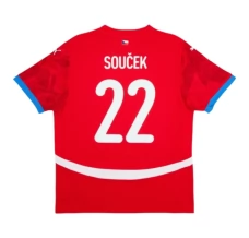 Maillot de Foot Euro 2024 République Tchèque Souček 22 Tenue Domicile