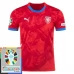 Maillot de Foot Euro 2024 République Tchèque Tenue Domicile Patch