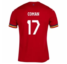 Maillot de Foot Euro 2024 Roumanie Coman 17 Tenue Extérieur