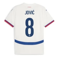 Maillot de Foot Euro 2024 Serbie Jović 8 Tenue Extérieur