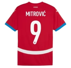 Maillot de Foot Euro 2024 Serbie Mitrović 9 Tenue Domicile