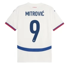 Maillot de Foot Euro 2024 Serbie Mitrović 9 Tenue Extérieur