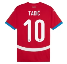 Maillot de Foot Euro 2024 Serbie Tadić 10 Tenue Domicile